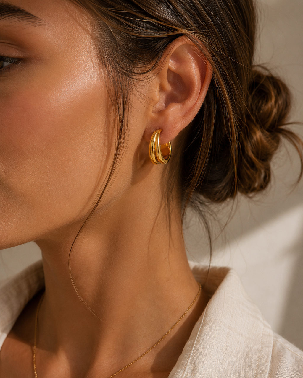 Valentina Sculpted Hoops