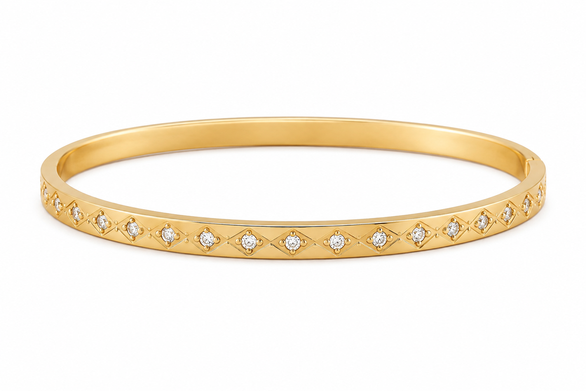 Amara Crystal Bangle